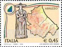 FindYourStampsValue: Italian Regions: Abruzzo