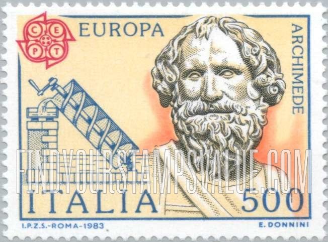 FindYourStampsValue: Europa: Archimedes and his screw