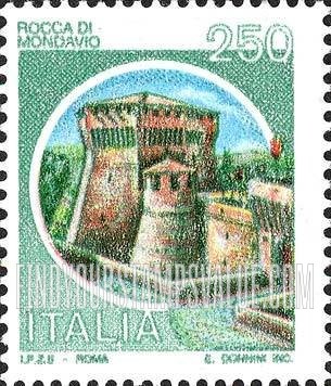 FindYourStampsValue: Castle Type of 1980: Mondavio