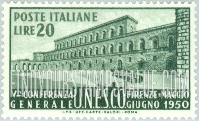 FindYourStampsValue: Pitti Palace, Florence