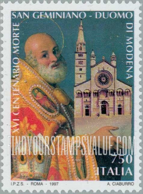 FindYourStampsValue: St. Geminian 1600th Death Anniversary