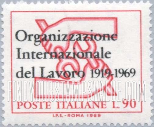 FindYourStampsValue: ILO Emblem