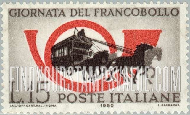 FindYourStampsValue: Mail Coach and Post Horn