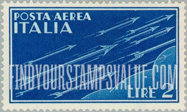 FindYourStampsValue: AIR POST - Arrows