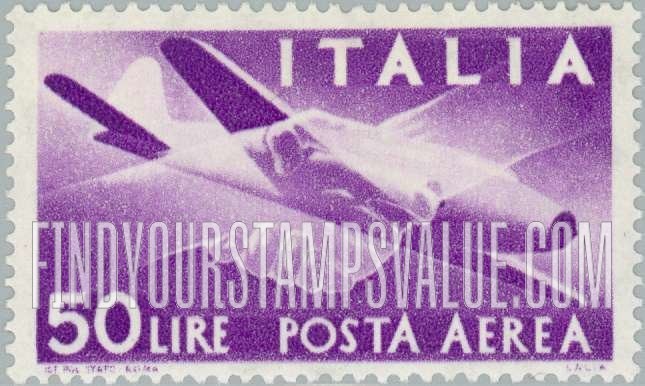 FindYourStampsValue: AIR POST - Types of 1945-46, 1948: Plane and Clasped Hands