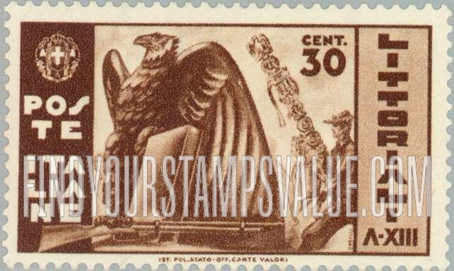FindYourStampsValue: Man Holding Fasces