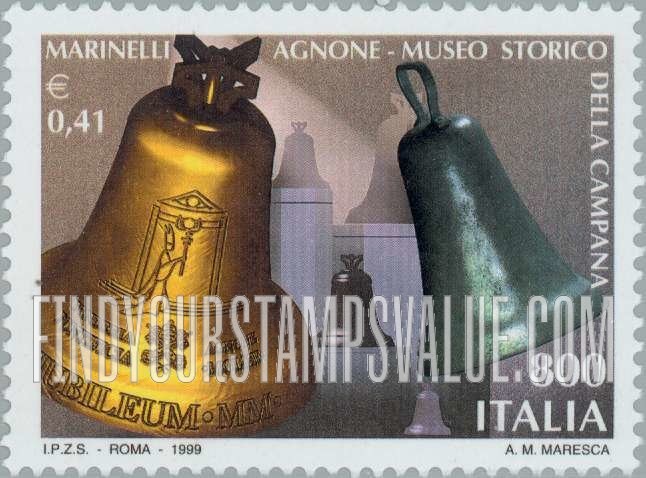 FindYourStampsValue: Museums: Bells, Marinelli Historic Bell Museum, Agnone