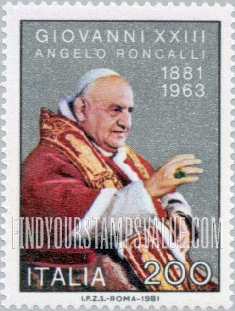 FindYourStampsValue: Pope John XXIII (1881-1963)
