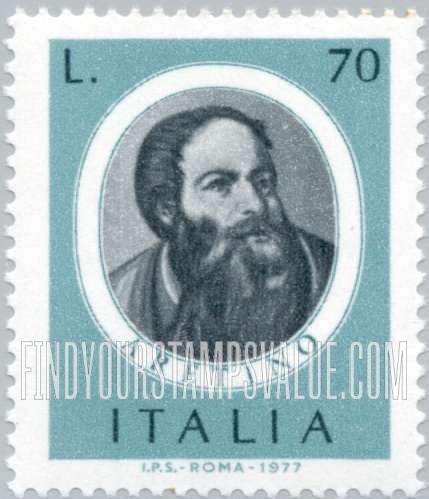 FindYourStampsValue: Botticelli Type of 1973-74: Pietro Aretino