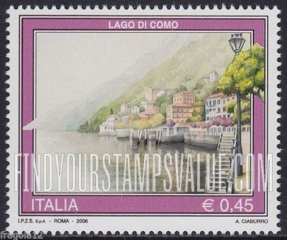 FindYourStampsValue: Tourism Type of 2005: Lago di Como