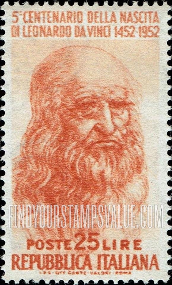 FindYourStampsValue: Leonardo da Vinci