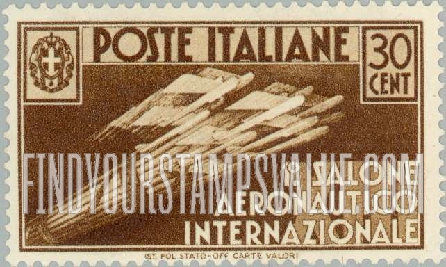 FindYourStampsValue: Fascist Flight Symbolism