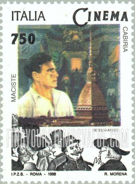 FindYourStampsValue: Motion Picture Type of 1995: Bartolomeo Pagano as Maciste in “Cabiria“