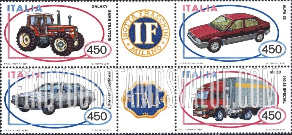 FindYourStampsValue: Italian Motor Industry