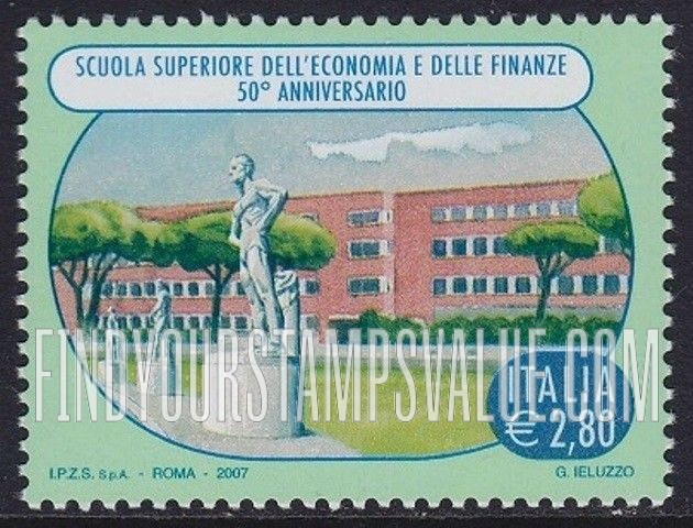 FindYourStampsValue: School of Economics and Finance, Rome, 50th Anniversary