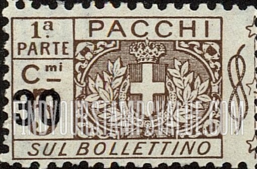 FindYourStampsValue: PARCEL POST - Pacchi Postali: Surcharged