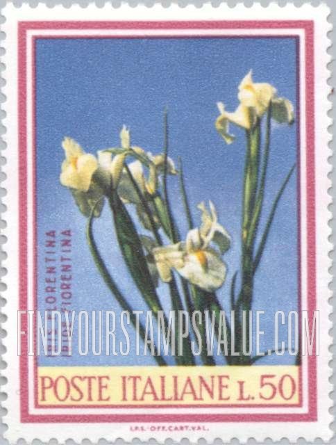 FindYourStampsValue: Florentine iris