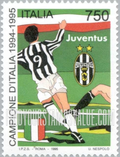 FindYourStampsValue: 1994-95 National Soccer Championship Team, Juventus