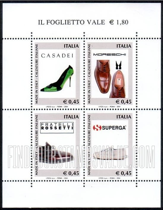 FindYourStampsValue: Italian-made Footwear