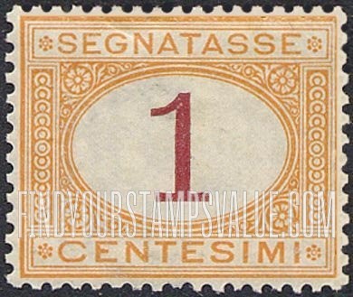 FindYourStampsValue: POSTAGE DUE - Numeral Value