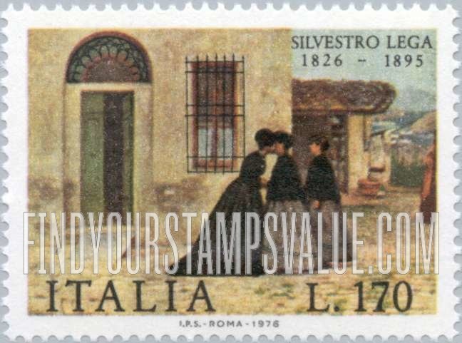 FindYourStampsValue: The Visit, by Silvestro Lega