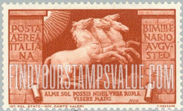 FindYourStampsValue: AIR POST - Apollo’s steeds
