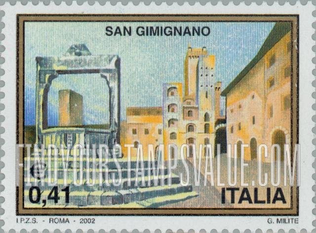 FindYourStampsValue: Tourism: San Gimignano