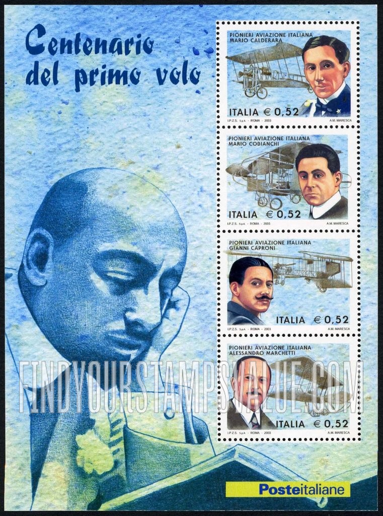 FindYourStampsValue: Italian Aviation Pioneers