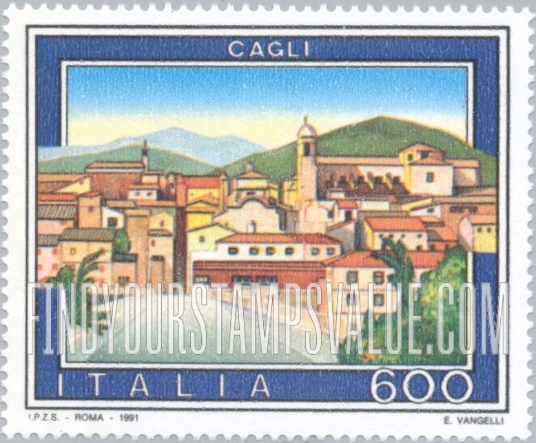 FindYourStampsValue: Tourist Type of 1974: Calgi