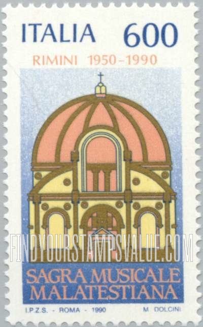 FindYourStampsValue: Malatestiana Music Festival, Rimini, 40th Anniversary