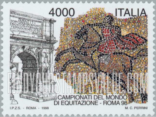 FindYourStampsValue: 1998 World Equestrian Championships, Rome