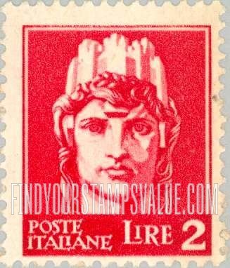 FindYourStampsValue: “Italia”: Types of 1929 Redrawn Fasces Removed