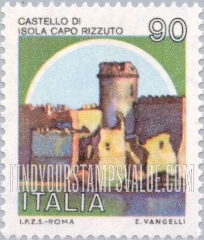 FindYourStampsValue: Castles: Isola Capo Rizzuto