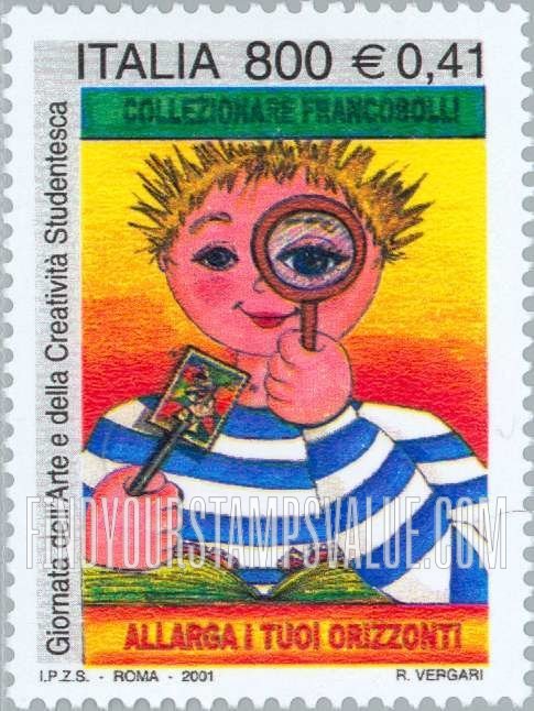 FindYourStampsValue: Art and Student Creativity Day: Rita Vergari, vertical