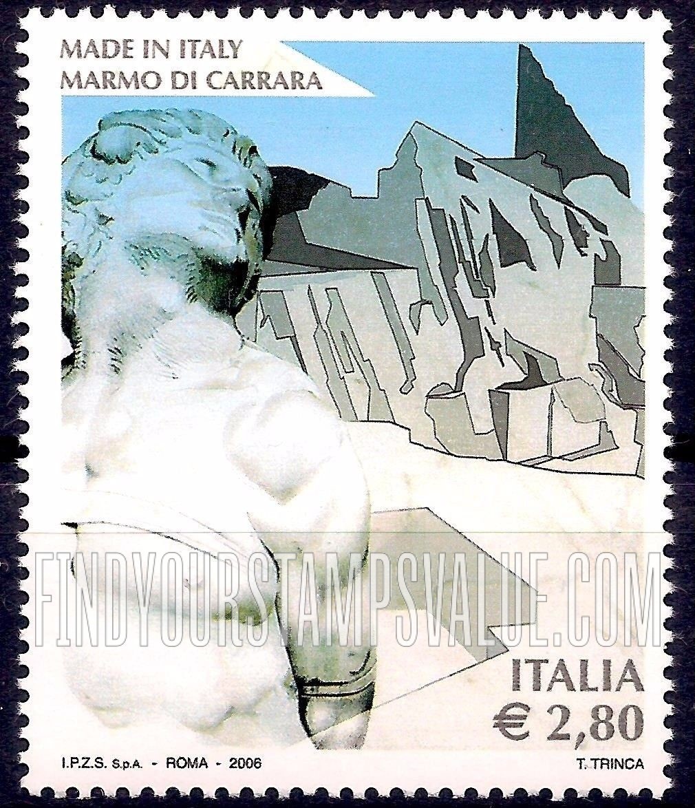 FindYourStampsValue: Items Made in Italy: Carrara marble