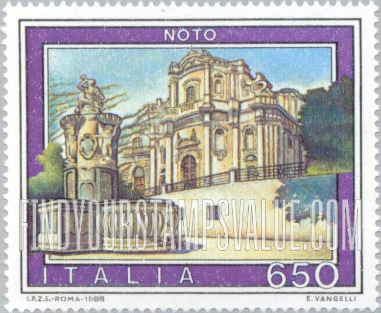FindYourStampsValue: Tourist Type of 1974: Noto