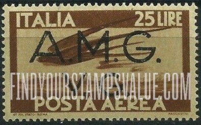 FindYourStampsValue: OCCUPATION AIR POST - Swallows in Flight