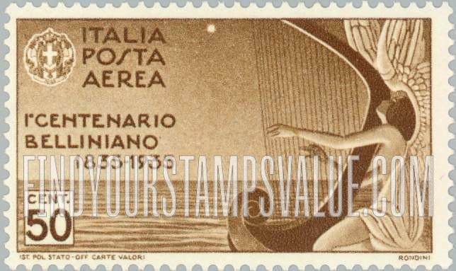 FindYourStampsValue: AIR POST - Muse Playing Harp