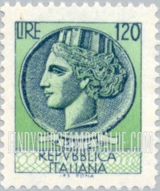 FindYourStampsValue: Italia Type of 1953-54: Italia