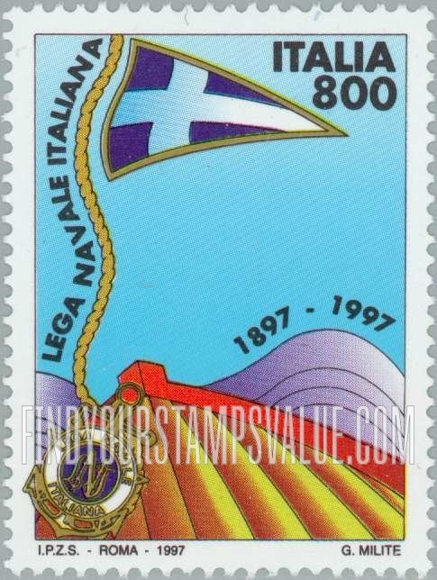 FindYourStampsValue: Italian Naval League, Centennial