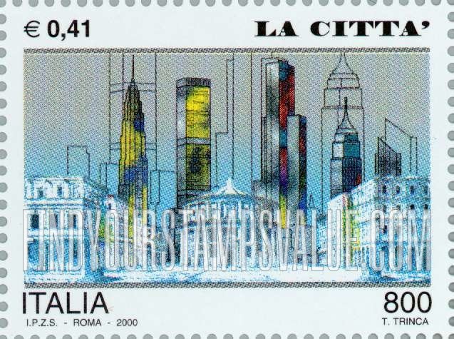 FindYourStampsValue: Millennium Type of 2000: The city