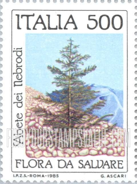 FindYourStampsValue: Nature Conservation: Nebrodi pine