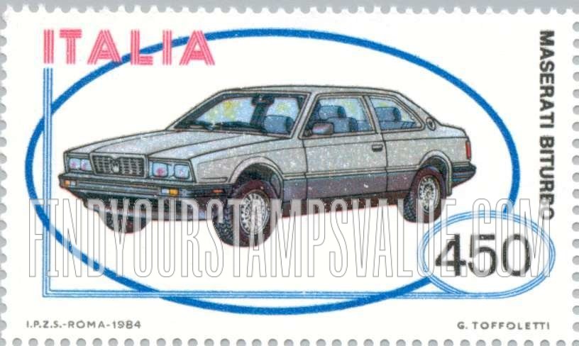 FindYourStampsValue: Maserati Biturbo car
