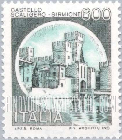 FindYourStampsValue: Castles: Scaligero, Sirmione