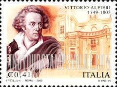 FindYourStampsValue: Vittorio Alfieri (1749-1803), Poet