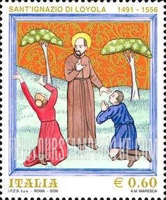 FindYourStampsValue: Saints: St. Ignatius of Loyola (1491-1556)