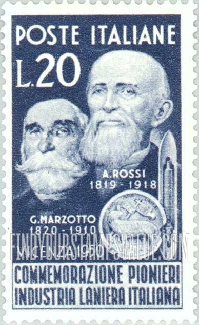 FindYourStampsValue: G. Marzotto and A. Rossi