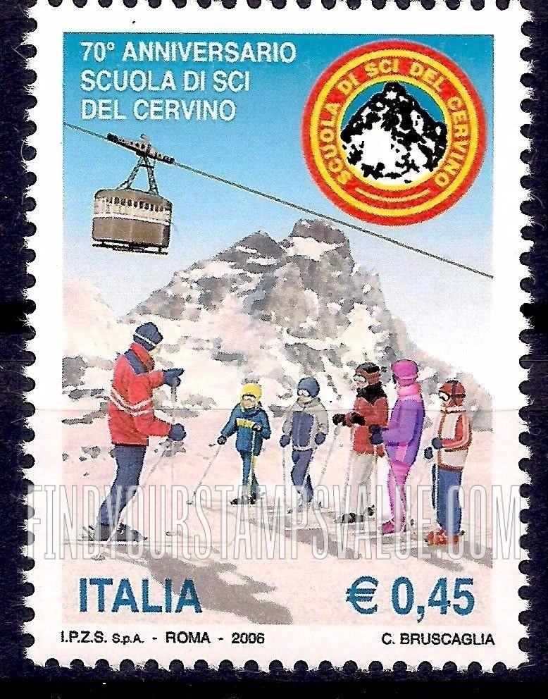 FindYourStampsValue: Matterhorn Ski School, 70th Anniversary