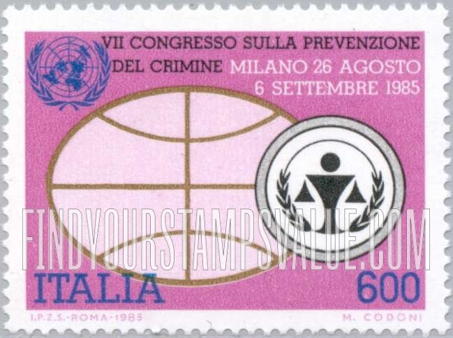 FindYourStampsValue: 7th International Congress for Crime Prevention, Milan, August 26-September 6