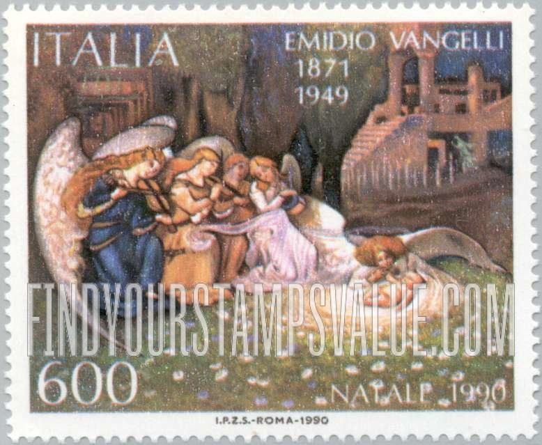 FindYourStampsValue: Christmas: Emidio Vangelli